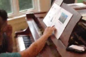 Piano Lessons as a young boy